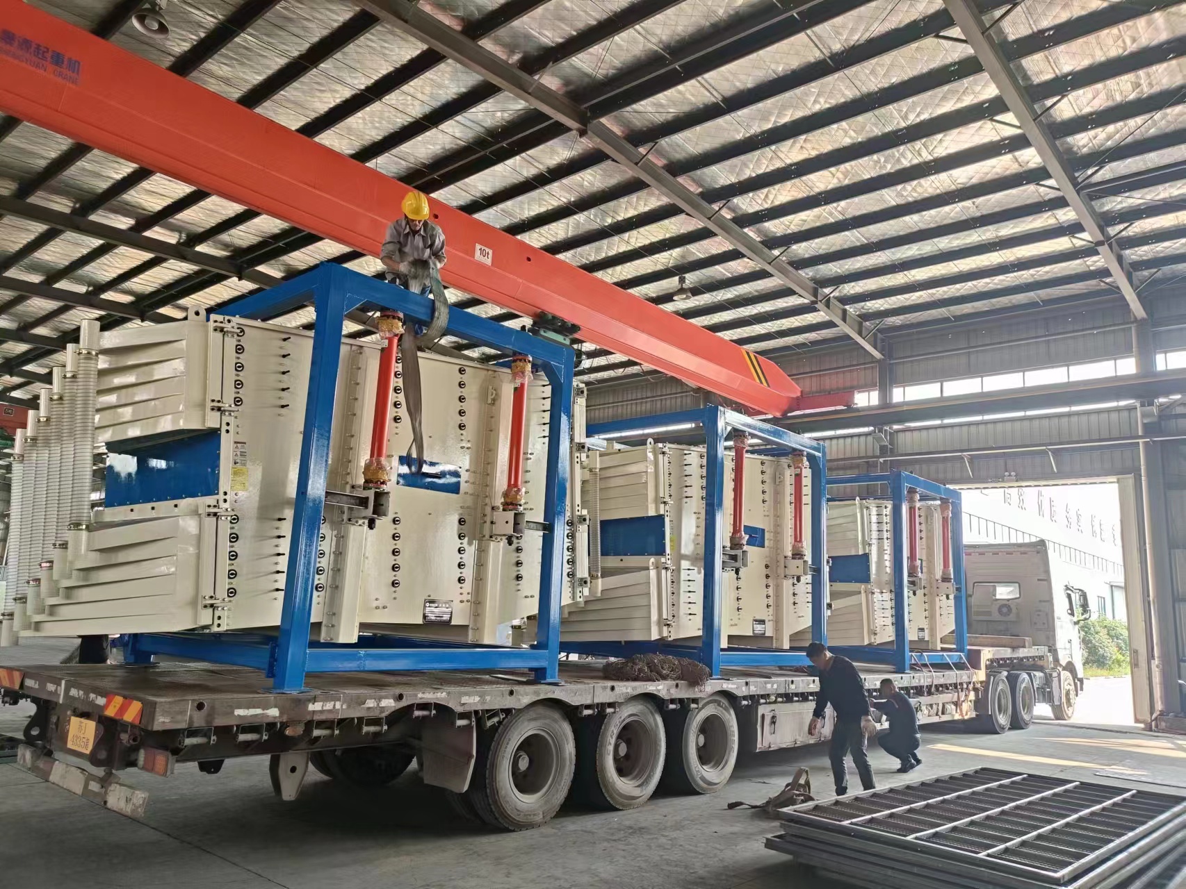 內蒙古阿拉善盟客戶第五條生產線設備發貨